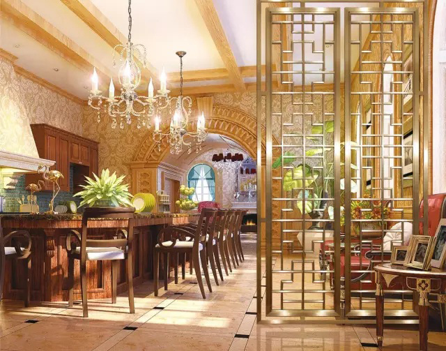 彩色不銹鋼屏風(fēng)