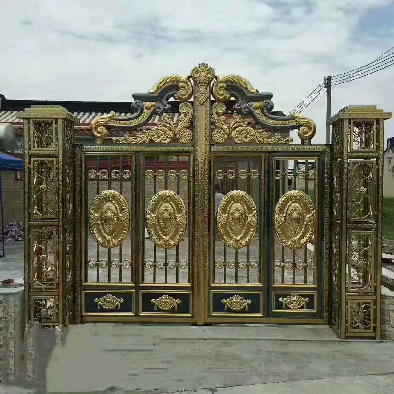 彩色不銹鋼大門